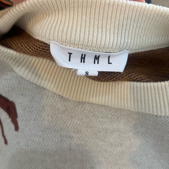 THML Cream Sweater with Horse Motif - Picture 5 of 5
